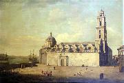 Dominic Serres The Cathedral at Havana, August-September 1762 oil on canvas